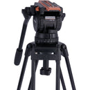 Miller Versa CXV10 Head, Sprinter II 2-Stage Alloy Tripod, Ground Spreader & Soft Case Kit