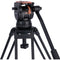 Miller Versa CXV10 Head, Sprinter II 2-Stage Aluminum Alloy Tripod, Mid-Level Spreader, Rubber Feet & Soft Case Kit