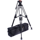 Miller Versa CXV14 Head, Sprinter II 2-Stage Alloy Tripod, Mid-Level Spreader & Soft Case Kit