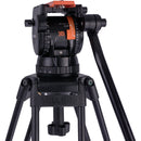 Miller Versa CXV14 Head, Sprinter II 1-Stage Alloy Tripod, Ground Spreader & Soft Case Kit