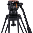 Miller Versa CXV14 Head, Sprinter II 2-Stage Alloy Tripod, Ground Spreader & Soft Case Kit