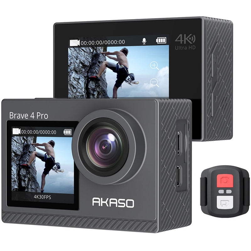 AKASO Brave 4 Pro Action Camera with Power Pack