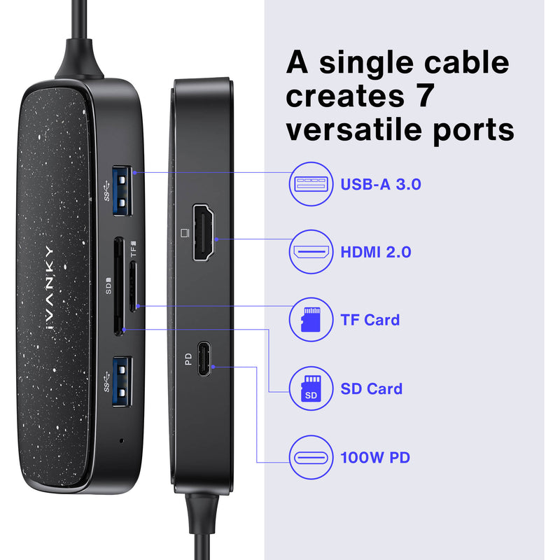 iVANKY Classic 7-in-1 USB-C Hub