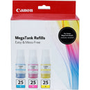 Canon GI-25 Ink Bottle (CMY Value Pack)