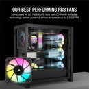 Corsair iCUE 4000D RGB Airflow Mid-Tower ATX Desktop Case (Black)