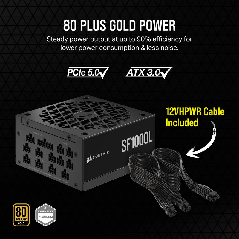 Corsair 1000W SF-L 80 Plus Gold Modular Power Supply