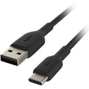 Belkin BoostCharge Braided USB-C to USB-A Cable (6.6', Black)