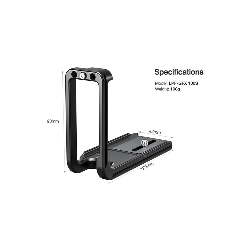 Leofoto LPF-GFX-100S L-Bracket for FUJIFILM GFX 100S and GFX 50S II