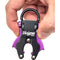 Viviana Hook Dual-Hook Carabiner with Removable Harness Ring (Purple)