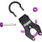 Viviana Hook Dual-Hook Carabiner with Removable Harness Ring (Purple)