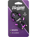 Viviana Hook Dual-Hook Carabiner with Removable Harness Ring (Purple)