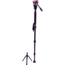 Miller AirV Fluid Head with Solo-Q Pod Monopod, Base Stand, and Carry Bag Kit