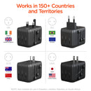 HyperGear 4-in-1 Worldwide Travel Adapter