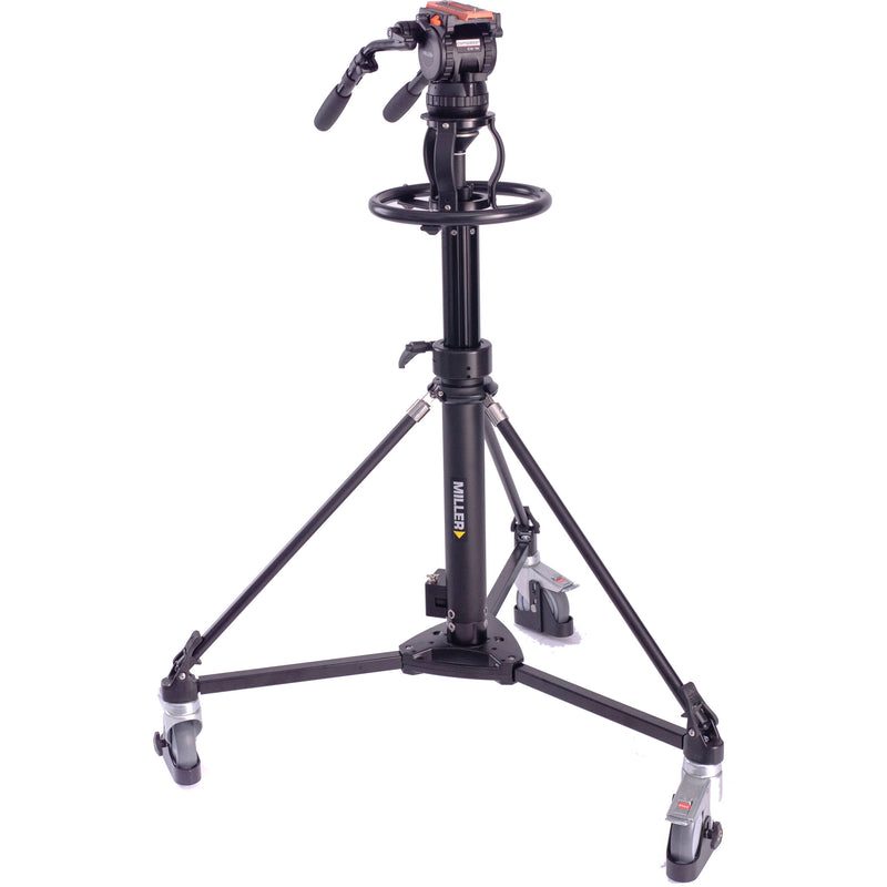 Miller Combo Pedestal with CXV 14 Head and Versa Camera Plate (100mm)