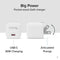 Plugable 30W GaN USB-C Wall Charger (White, 3-Pack)