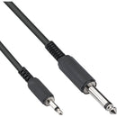 Pearstone 3.5mm Mini to 1/4" Male Mono Audio Cable (3')