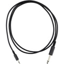 Pearstone 3.5mm Mini to 1/4" Male Mono Audio Cable (5')