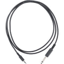 Pearstone 3.5mm Mini Stereo to 1/4" Mono Male Audio Cable (5')