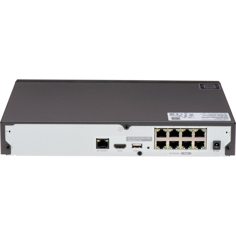 Hanwha Vision ARN-810S 8-Channel 8MP NVR with 6TB HDD