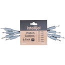intellijel 3.5mm Patch Cable (4", Gray, 4-Pack)