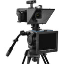 Prompter People Pocket Cue V2 Compact Prompter with Talent Monitor for Smartphones