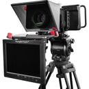 Prompter People Pocket Cue V2 Compact Prompter Freestanding Kit with Talent Monitor for Tablets