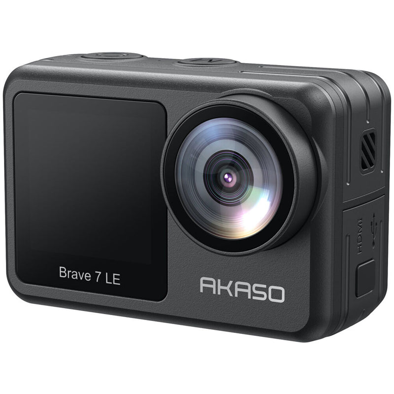 AKASO Brave 7LE Action Camera with Microphone Pack