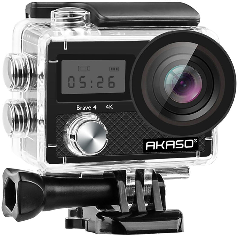 AKASO Brave 4 Action Camera with Microphone Pack