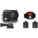 AKASO EK7000 Pro Action Camera with Microphone Pack