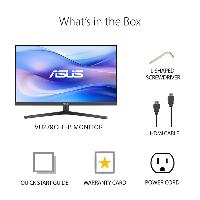 ASUS VU279CFE-B 27" Eye Care Gaming Monitor