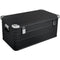 Eylar 4-Piece Large Crossover Aluminum Storage Trunk & Chest Set (Black)