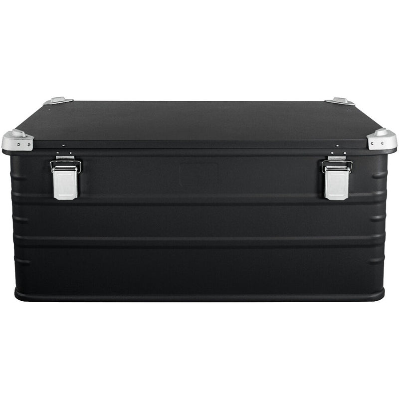 Eylar 4-Piece Large Crossover Aluminum Storage Trunk & Chest Set (Black)