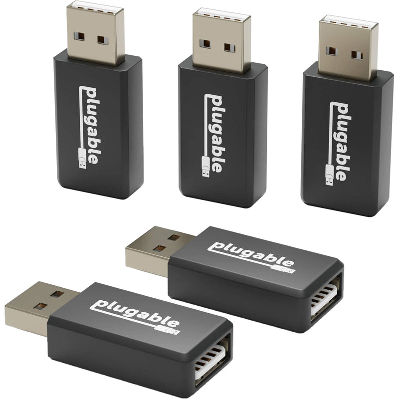 Plugable USB-A Charging Adapter (5-Pack)