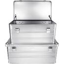 Eylar 2-Piece Large Crossover Aluminum Storage Trunk & Chest Set (Aluminum)