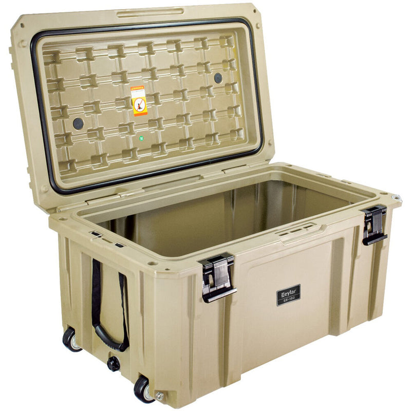 Eylar SR-160 XL Crossover Overland Roto-Molded Roller Cargo Case (Tan)