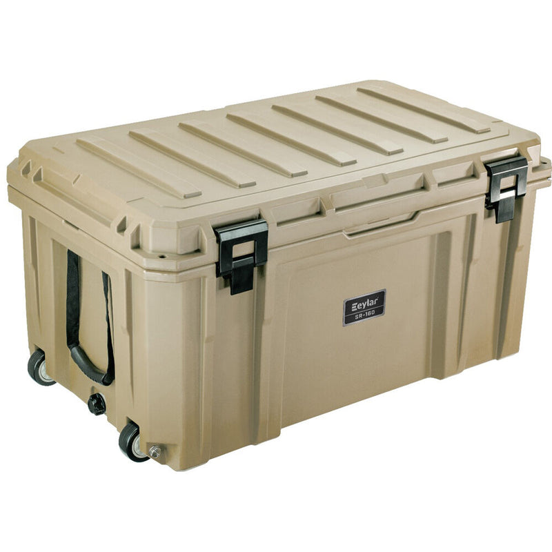 Eylar SR-160 XL Crossover Overland Roto-Molded Roller Cargo Case (Tan)