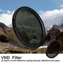 Raywowo Variable ND Filter (52mm, 1 to 8-Stop)