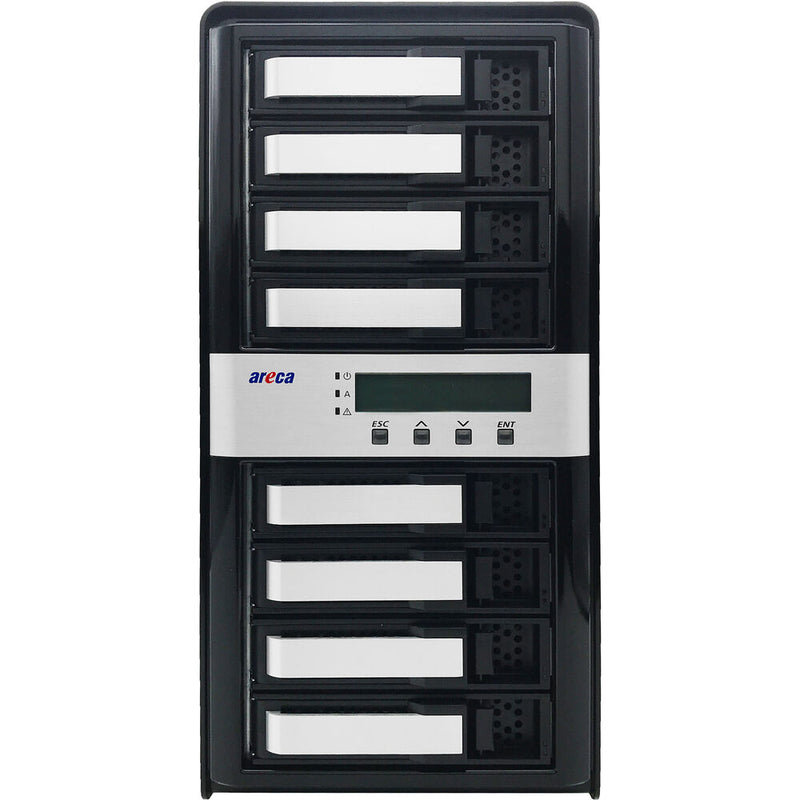 Areca ARC-8050T3U 160TB 8-Bay Thunderbolt 3 RAID Array (8 x 20TB)