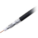 SatMaximum Quad-Shielded RG6 Coaxial Cable (1000', Black)