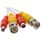 SatMaximum BNC/M+DC5521/M to BNC/M+DC5521/F Cable (20', White)