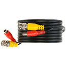 SatMaximum BNC/M+DC5521/M to BNC/M+DC5521/F Cable (20', Black)