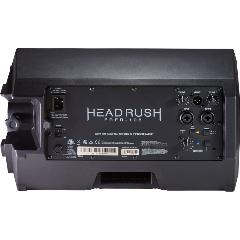 HeadRush FRFR-108 MKII 1x8" 2000W Full-Range Powered Cabinet