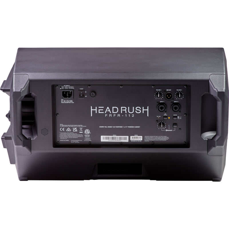 HeadRush FRFR-112 MKII 1x12" 2500W Full-Range Powered Cabinet