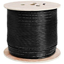 SatMaximum Cat 6 UTP Direct-Burial Outdoor Bulk Ethernet Cable (1000', Black)