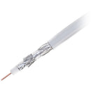 SatMaximum Quad-Shielded RG6 Coaxial Cable (1000', White)