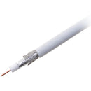 SatMaximum Dual-Shielded RG6 Coaxial Cable (500', White)