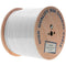 SatMaximum Dual-Shielded RG6 Coaxial Cable (500', White)