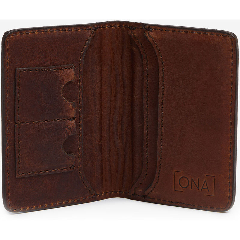 ONA Business/Credit Card Wallet (Antique Cognac)