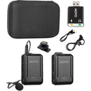 Movo Photo WMX-1 Wireless Lavalier Microphone System with USB Audio Adapter (2.4 GHz)