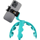 Tenikle Pro Bendable Suction Cup Tripod Mount (Teal)